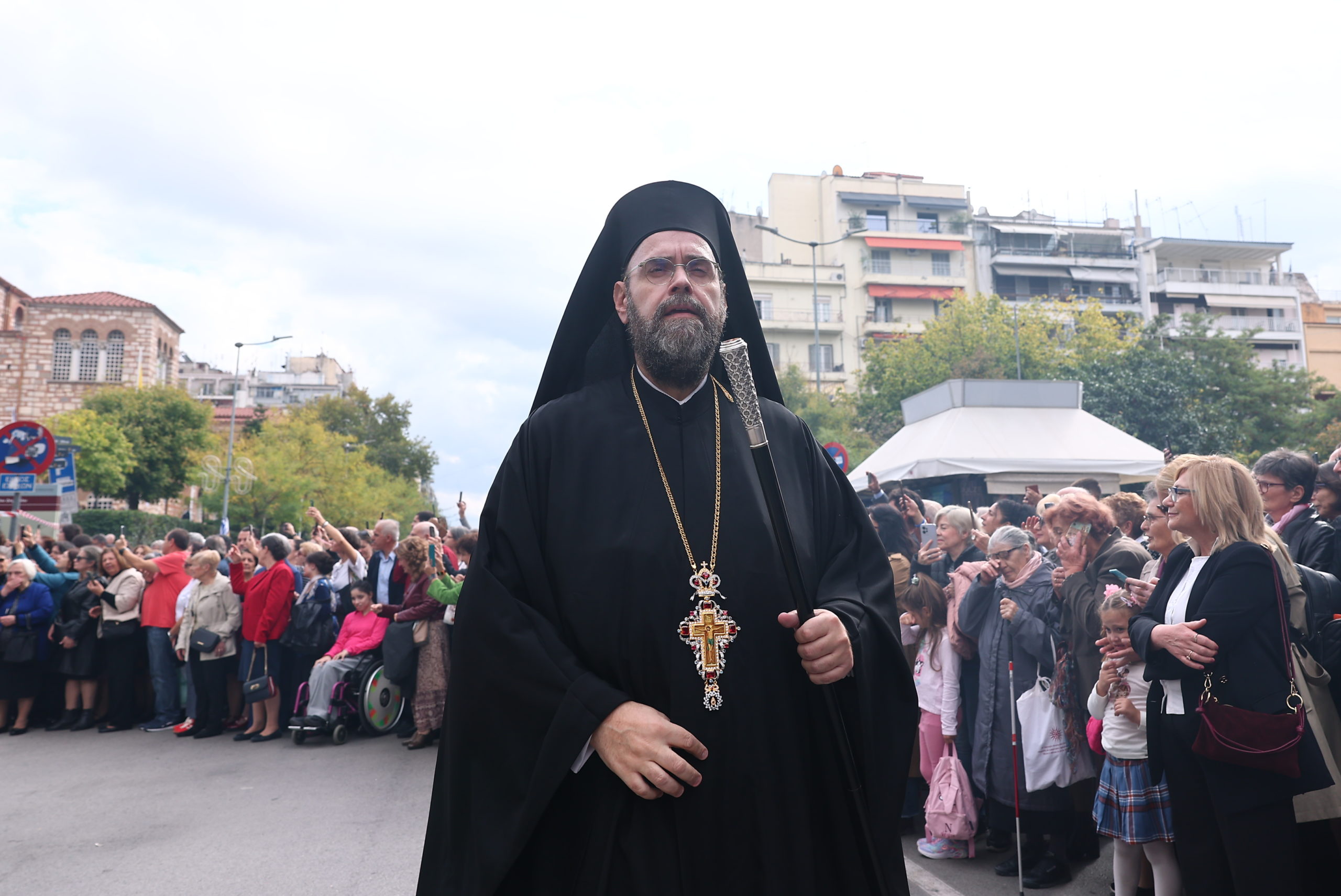 Λιτανεία των σεβασμάτων του Αγίου Δημητρίου πραγματοποιήθηκε στη Θεσσαλονίκη - μια φωτογραφία 9
