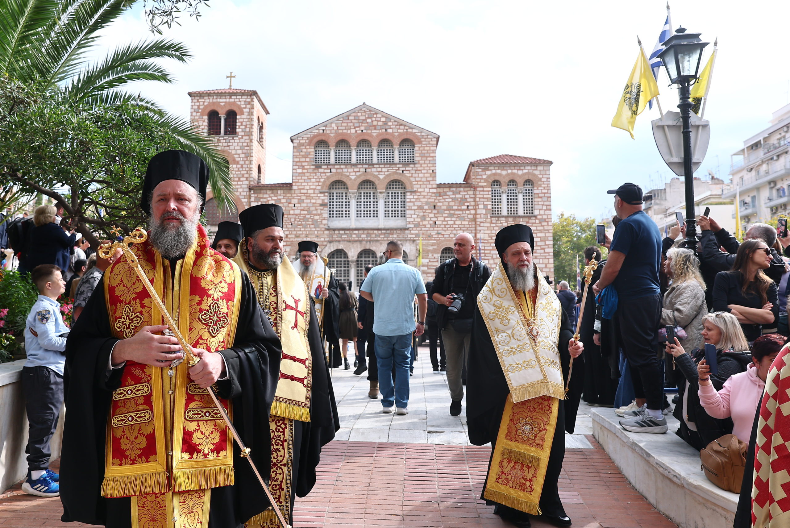 Λιτανεία των σεβασμάτων του Αγίου Δημητρίου πραγματοποιήθηκε στη Θεσσαλονίκη - μια φωτογραφία 13