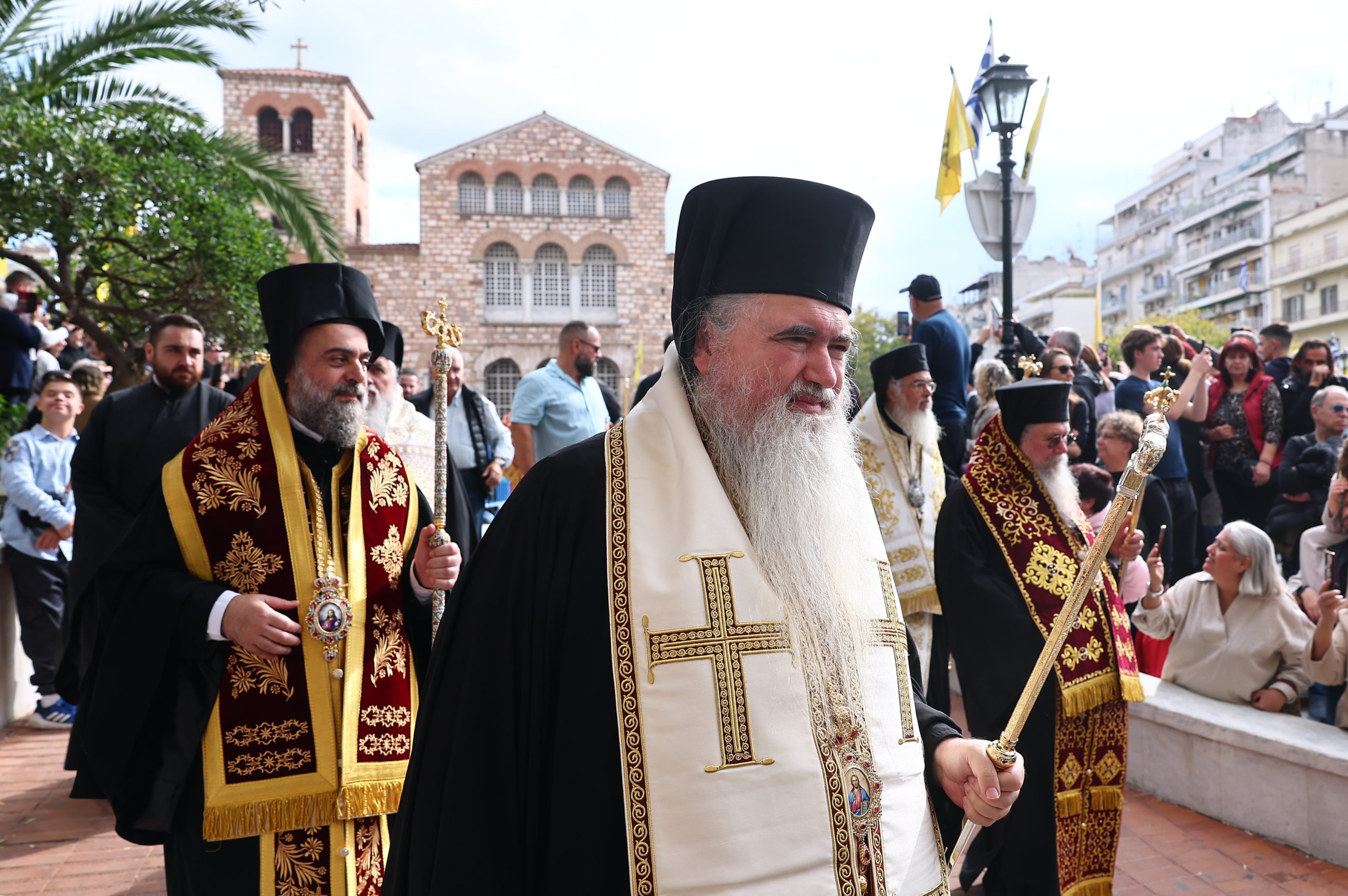 Λιτανεία των σεβασμάτων του Αγίου Δημητρίου πραγματοποιήθηκε στη Θεσσαλονίκη - μια φωτογραφία 14