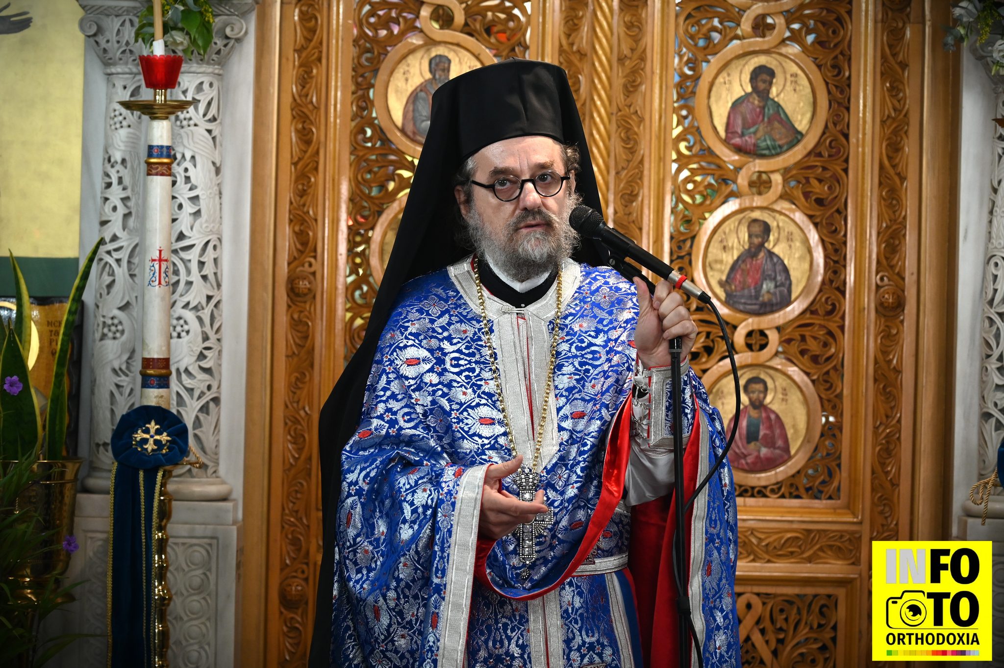 Πανηγυρική Θεία Λειτουργία για την Αγία Σκέπη τελέστηκε στην Παναγία Ελευθερώτρια  - μια φωτογραφία 2