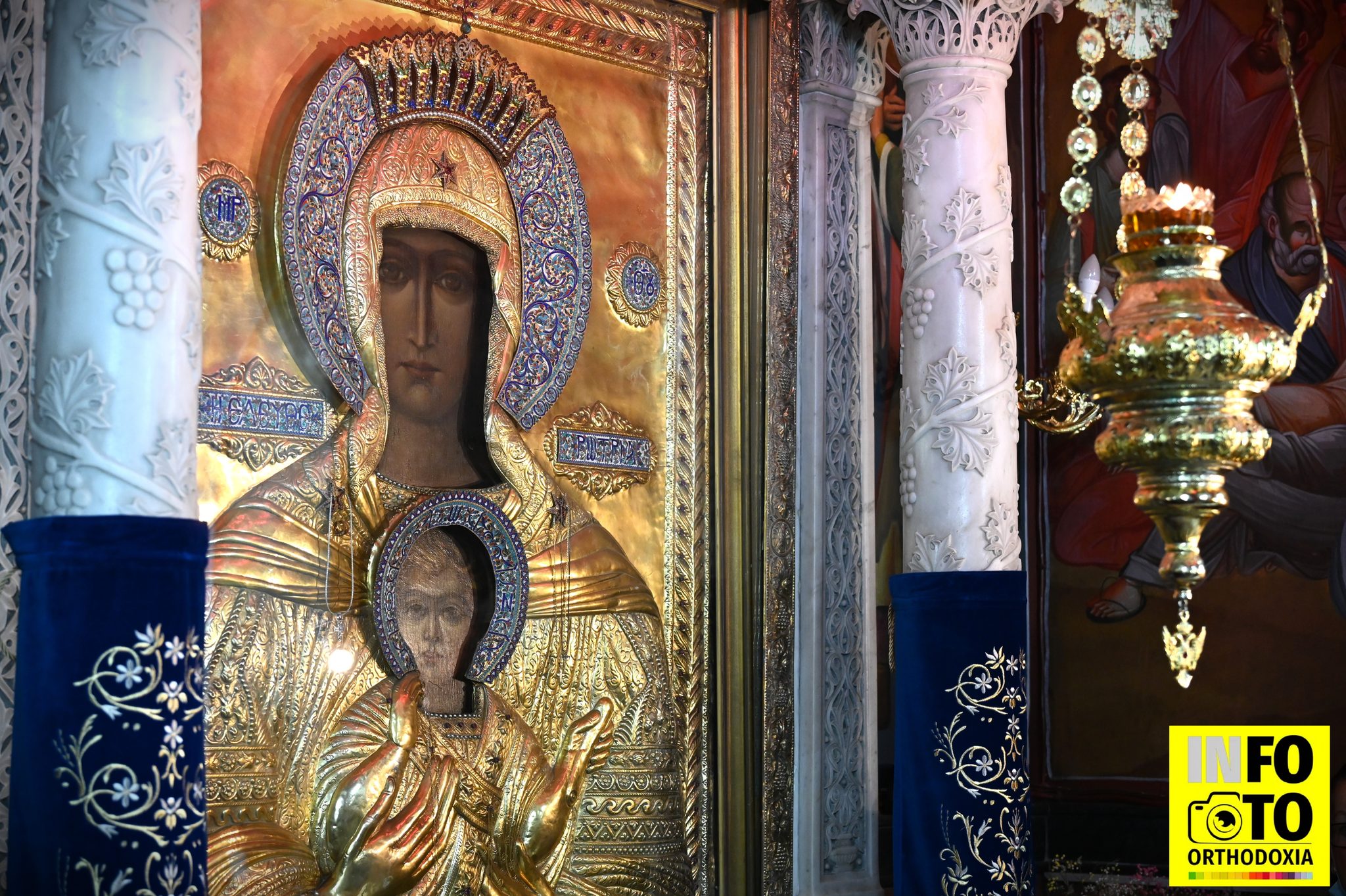 Πανηγυρική Θεία Λειτουργία για την Αγία Σκέπη τελέστηκε στην Παναγία Ελευθερώτρια  - μια φωτογραφία 4